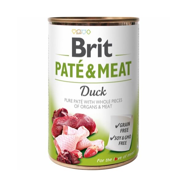 Brit Pat&eacute; &amp; Meat Vdfoder, And - 400 g 