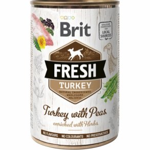 Brit Fresh Vdfoder, Kalkun & rter - 400 g