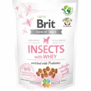 Brit Puppy Crunchy Cracker, Insekter & Valle - 200 g