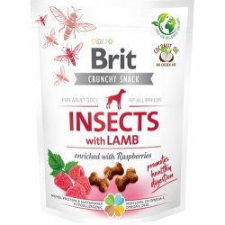 Brit Care Crunchy Cracker, Insekter, Lam &amp; Hindbr - 200 g