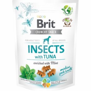 Brit Care Crunchy Cracker, Insekter, Tun & Mint - 200 g