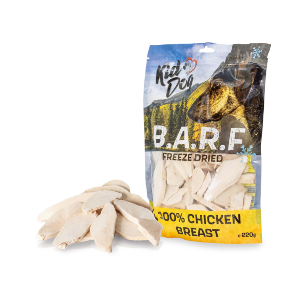 B.A.R.F. - 100% Fryset�rret kyllingebryst, 220 g