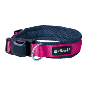 Petlando Magnetech Mesh Halsbnd - Fuchsia/navy