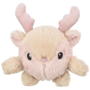 Trixie Xmas - Rosa Jule-rensdyr, plys, 18 cm