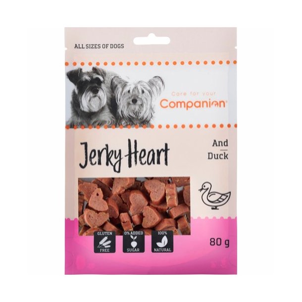 Companion Duck Jerky Heart, 80g