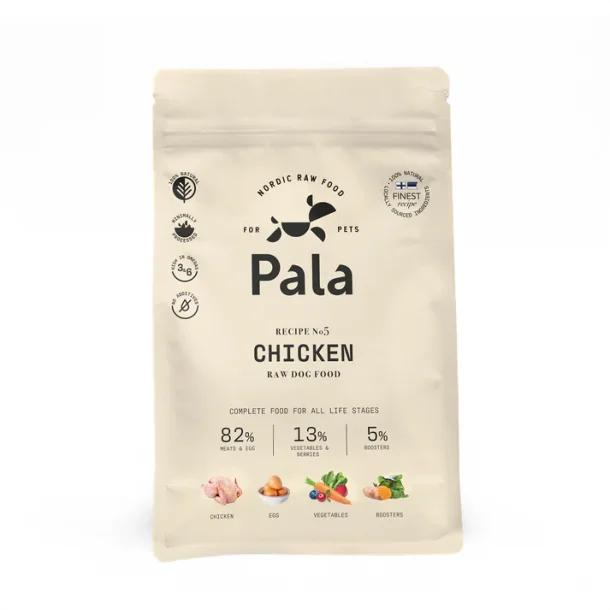 Pala - RAW Premium Fuldfoder - Recipe #5, Kylling 400 gram
