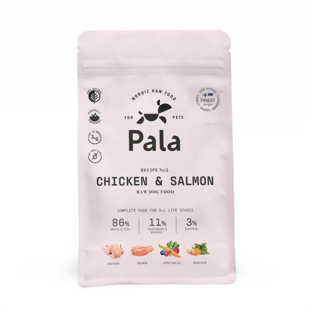Pala - RAW Premium Fuldfoder - Recipe #2, Kylling &amp; Laks