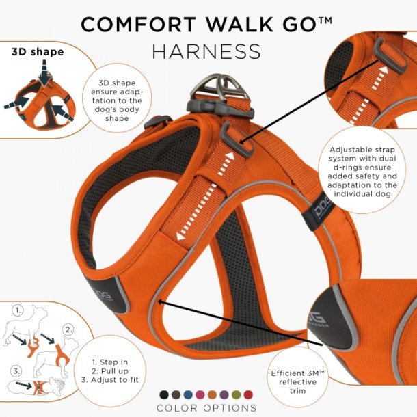 Comfort Walk Go Sele - Orange Sun