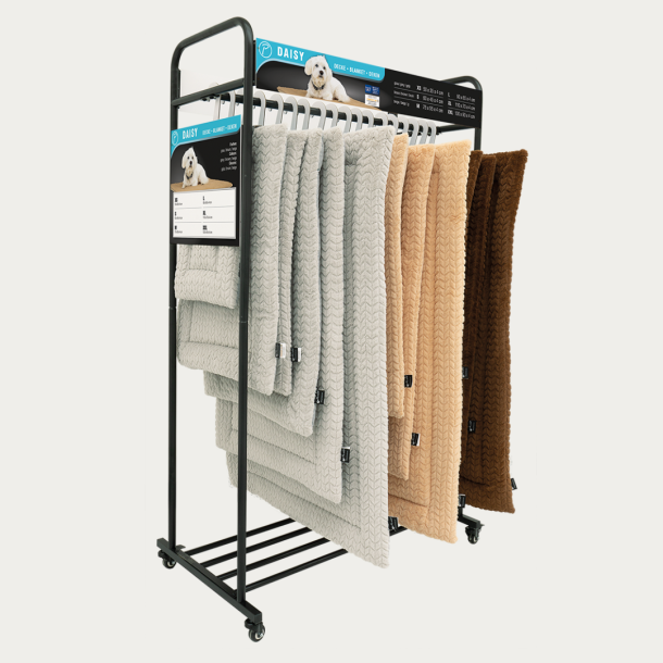 Petlando - Daisy Hundetppe/madras, Brun