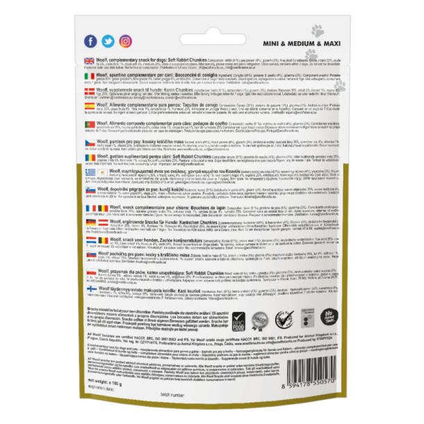 Woolf  - Kanin Chunkies, 100g
