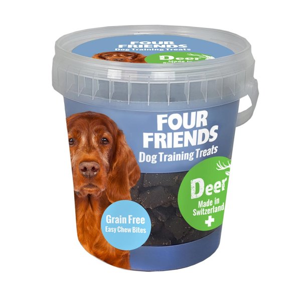 Four Friends Schweiziske Trningsgodbidder m. Hjort 400g