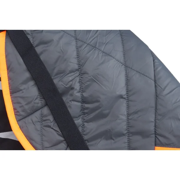 Nonstop Dogwear - Glacier hundejakke 3.0, Sort/ Orange
