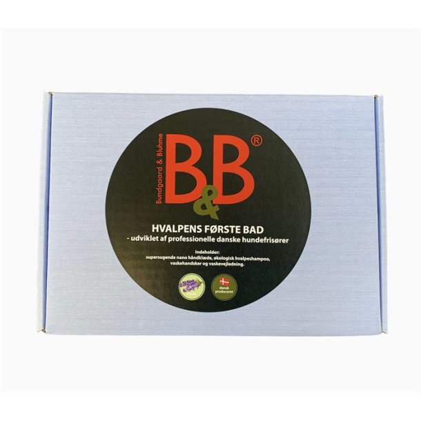 B&B hvalpens frste bad