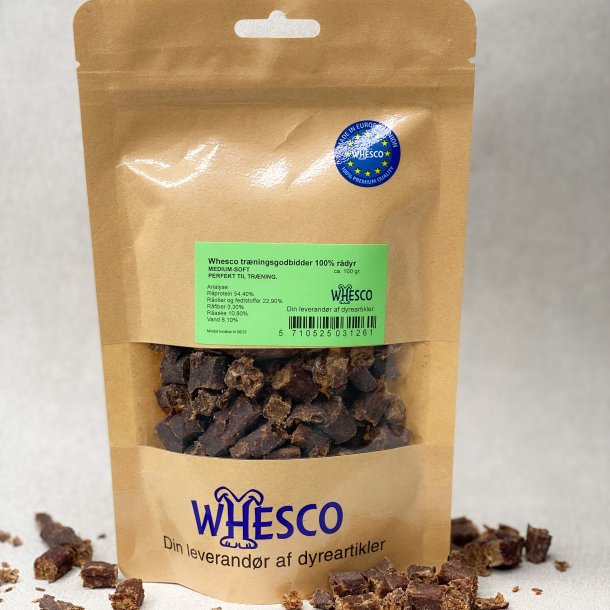 Whesco Træningsgodbidder - 100% Rådyr