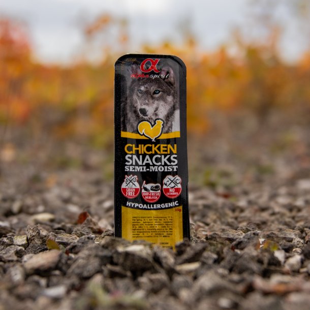 Alpha Spirit godbids terninger - Kylling, 35 g