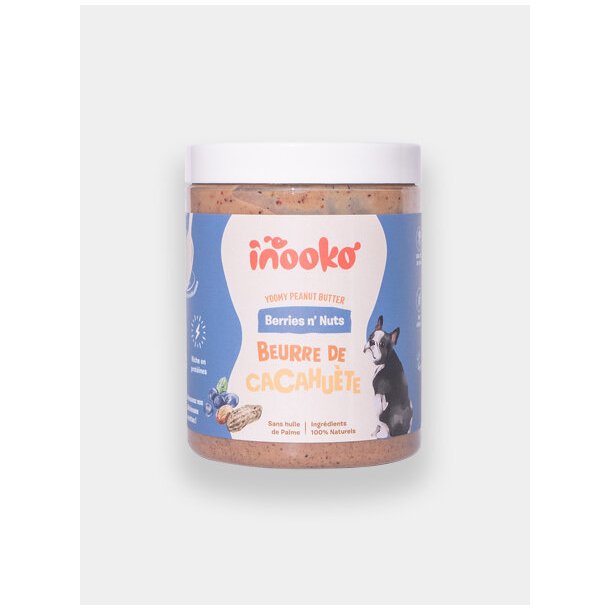 Peanutbutter til hunde m. Bl�b�r &amp; jordb�r - 300 g