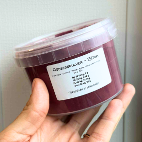 Rdbedepulver - Naturligt tilskud