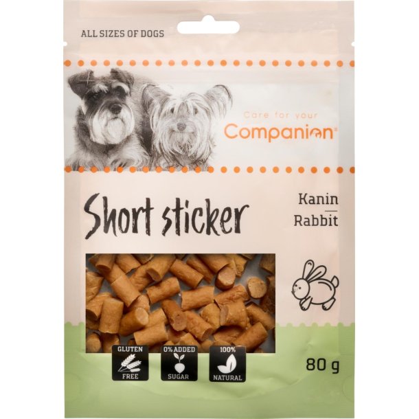 Companion Short Sticker, kanin - 80 g