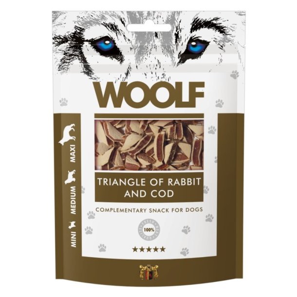 Woolf Trekant af Kanin og Torsk , 100g