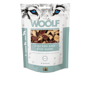 Woolf Sushi Med Kylling Og Torsk, 100g