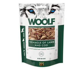 Woolf Trekanter af Lam og Torsk, 100g
