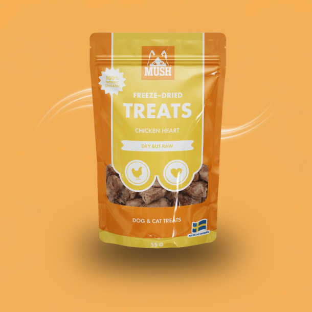 MUSH - Fryset�rret Kyllingehjerter, 55g