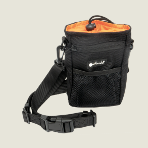 Petlando Crossbody Godbidstaske - sort/orange