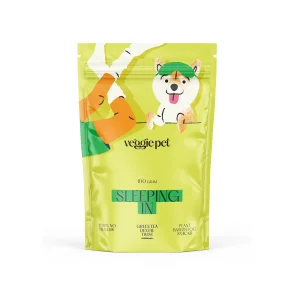Veggiepet Green Tea Dental Twist 100g - Sleeping In