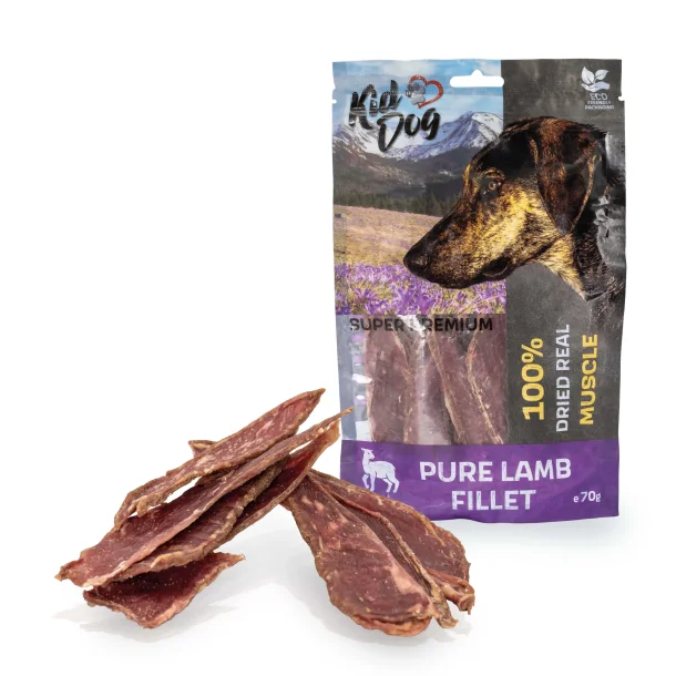 SUPER PREMIUM - 100 % fryset�rret lamme-muskelk�d, 70 g
