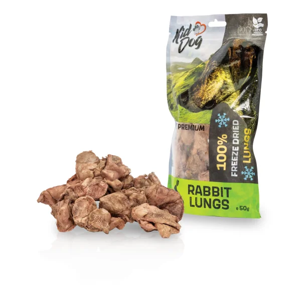 SUPER PREMIUM � 100 % fryset�rret kaninlunge, 50 g