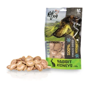 SUPER PREMIUM � 100 % fryset�rret kaninnyre, 50 g