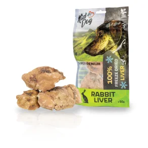 SUPER PREMIUM � 100 % fryset�rret hele kanin lever, 50 g