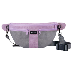 Everest Crossbag Bltetaske - Lilla/Gr