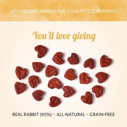 Antos - Hundgodis kanin hjerter, 100g