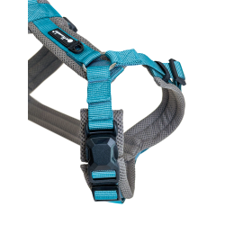 Petlando Y-Comfort Magnetech Hundesele - Gr�/Pretroleum