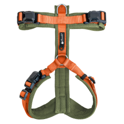 Petlando - Y-Comfort Magnetech Hundesele, Army/Orange