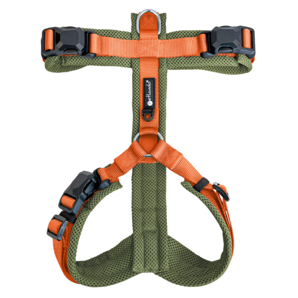 Petlando - Y-Comfort Magnetech Hundesele, Army/Orange