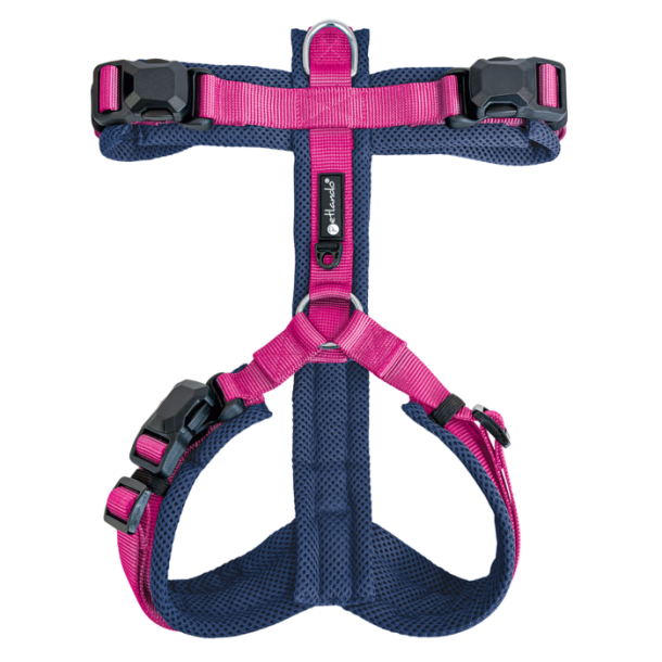 Petlando Y-Comfort Magnetech Hundesele - Fuchsia/Navy