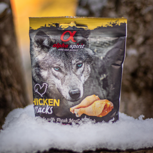 Alpha Spirit Bld Snack Godbid - Kylling, 50 g