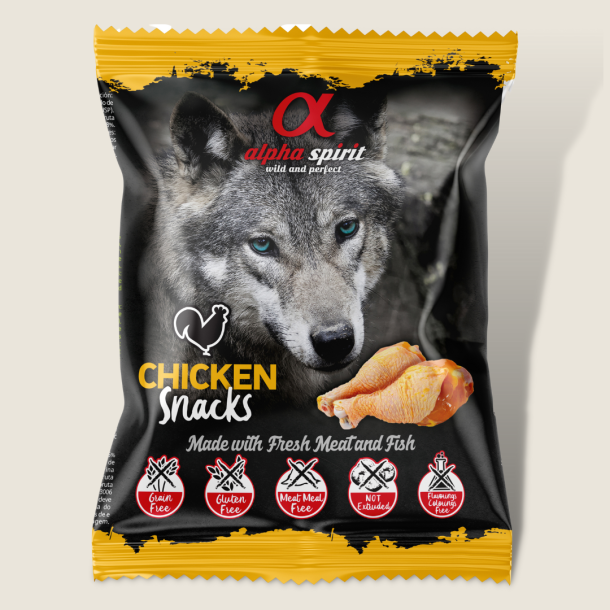 Alpha Spirit Bld Snack Godbid - Kylling, 50 g