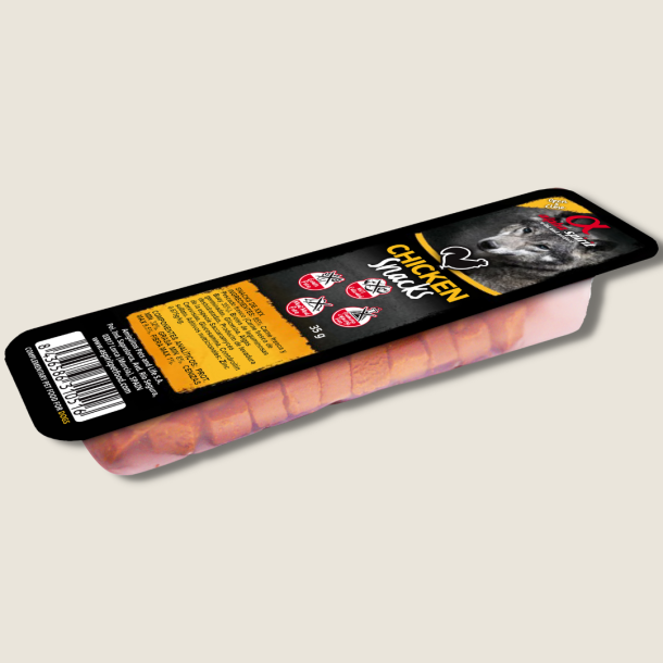 Alpha Spirit godbids terninger - Kylling, 35 g