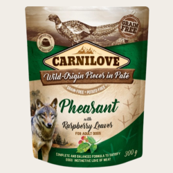 Carnilove Pouch Pat&eacute;, Fasan og Hindbr - 300 gram