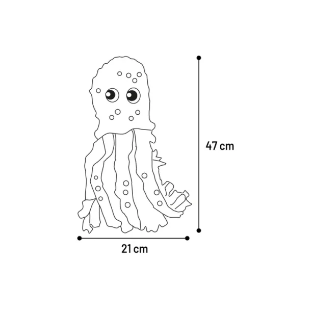 Snusemtte Squid - 21x14x47CM