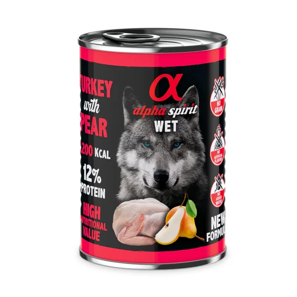 AlphaSpirit Turkey with pear 400 g