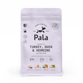 Pala - RAW Premium Fuldfoder - Recipe #6, Kalkun, And og Sild