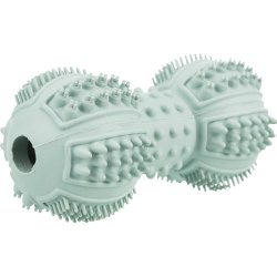 Dumbbell, naturgummi, 9 cm, ass. farver