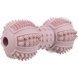 Dumbbell, naturgummi, 9 cm, ass. farver