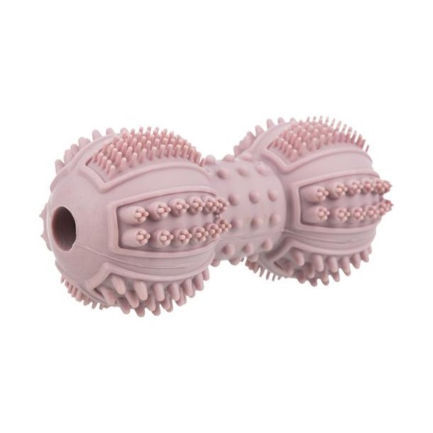 Dumbbell, naturgummi, 9 cm, ass. farver