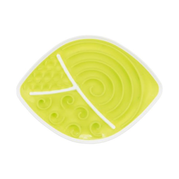 Lick'n'Snack plate, leaf - 28 &times; 21 cm 