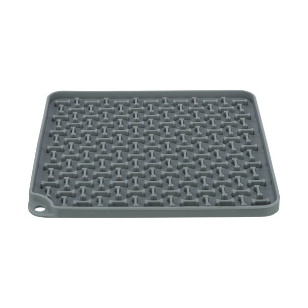 Lick'n'Snack mat, dark grey